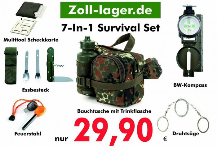 Survival Multitool Bundeswehr Werkzeug Tool Survival Kit Neu Scheckkarte 