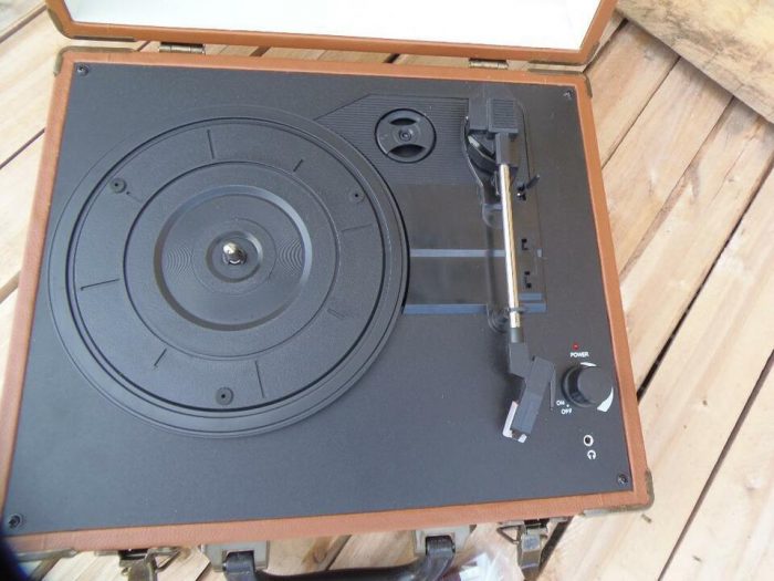 MUSITREND Plattenspieler Schallplattenspieler Turntable Riemenget zoll-lager.de – Bild 2
