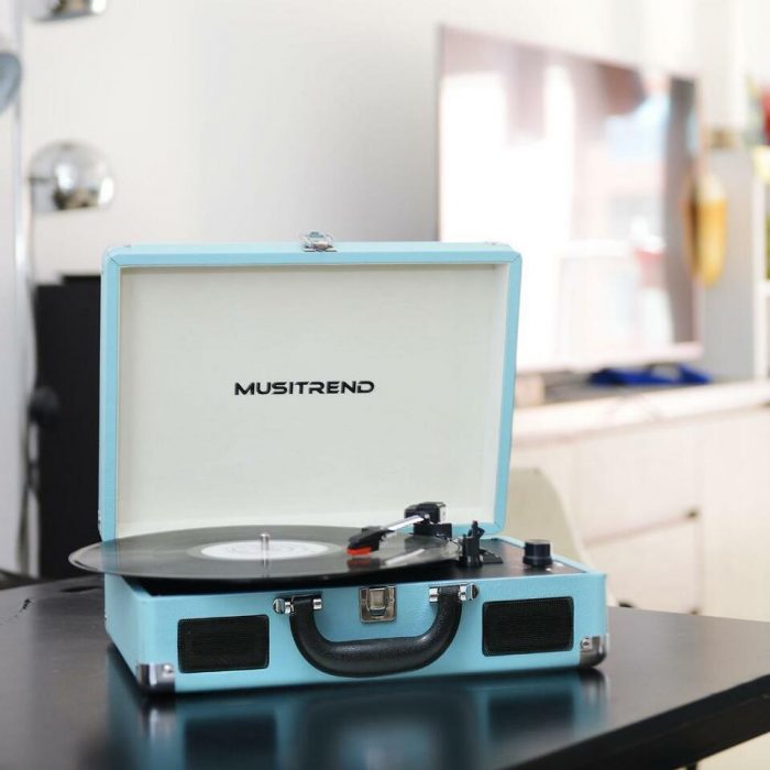 MUSITREND Plattenspieler Schallplattenspieler Turntable Riemenget zoll-lager.de – Bild 9
