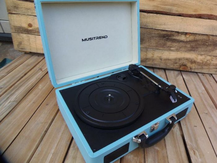 MUSITREND Plattenspieler Schallplattenspieler Turntable Riemenget zoll-lager.de – Bild 8