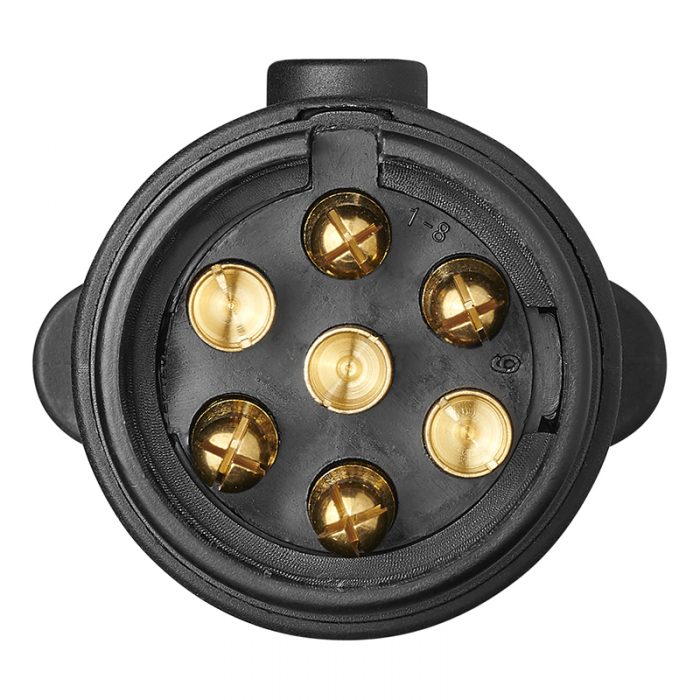 Anhänger Stecker 7-polig PVC mit Magnet – Bild 7
