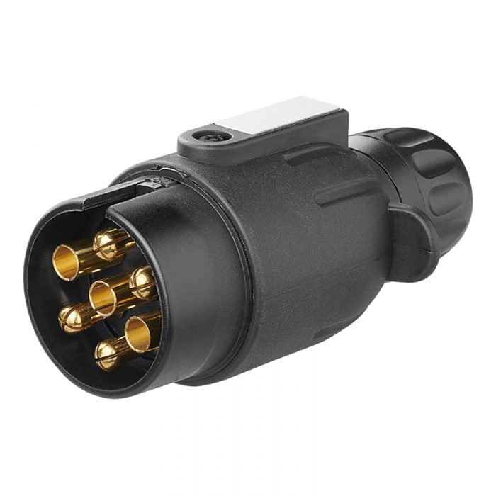 Anhänger Stecker 7-polig PVC mit Magnet – Bild 6