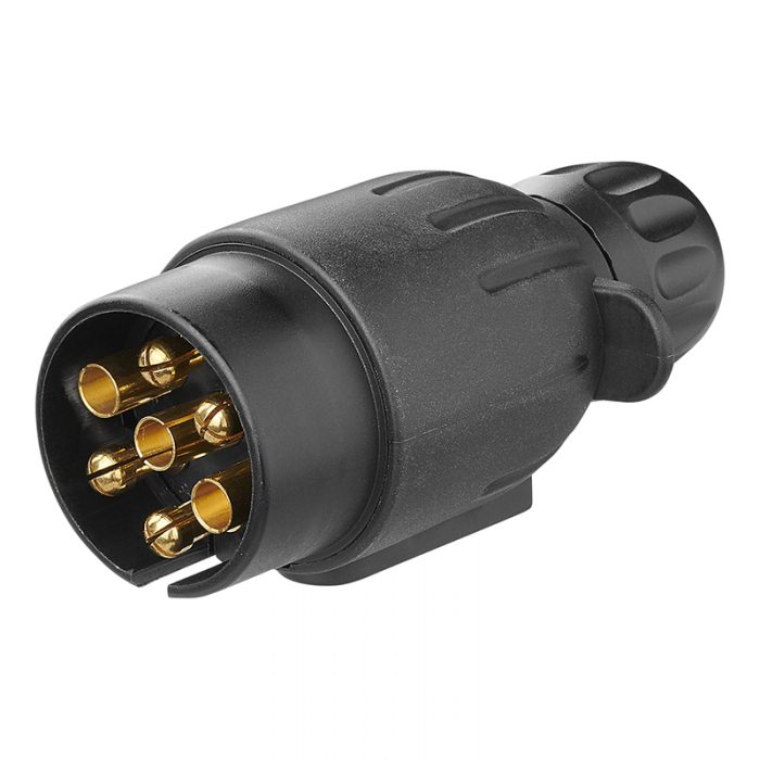 Anhänger Stecker 7-polig PVC mit Magnet – Bild 5