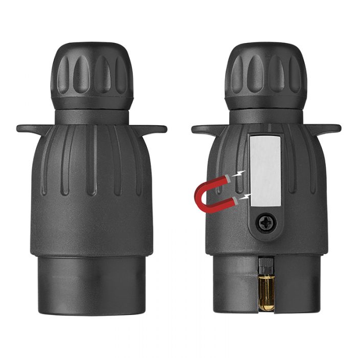 Anhänger Stecker 7-polig PVC mit Magnet