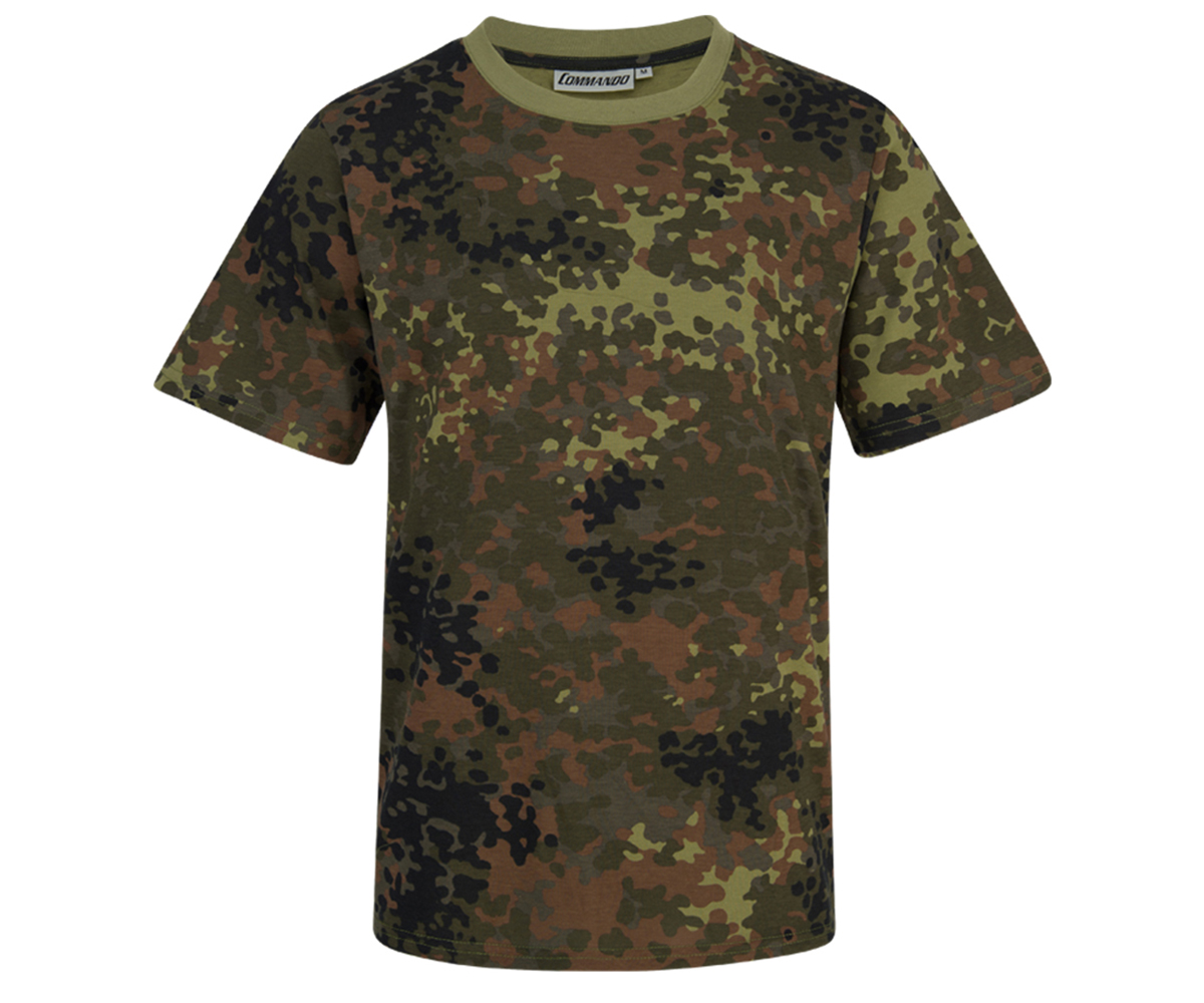 Mil-Tec US Army T-Shirt 95/Co 5/El Tarnshirt Tarnmuster Kurzarm Rundhals S-XXL 