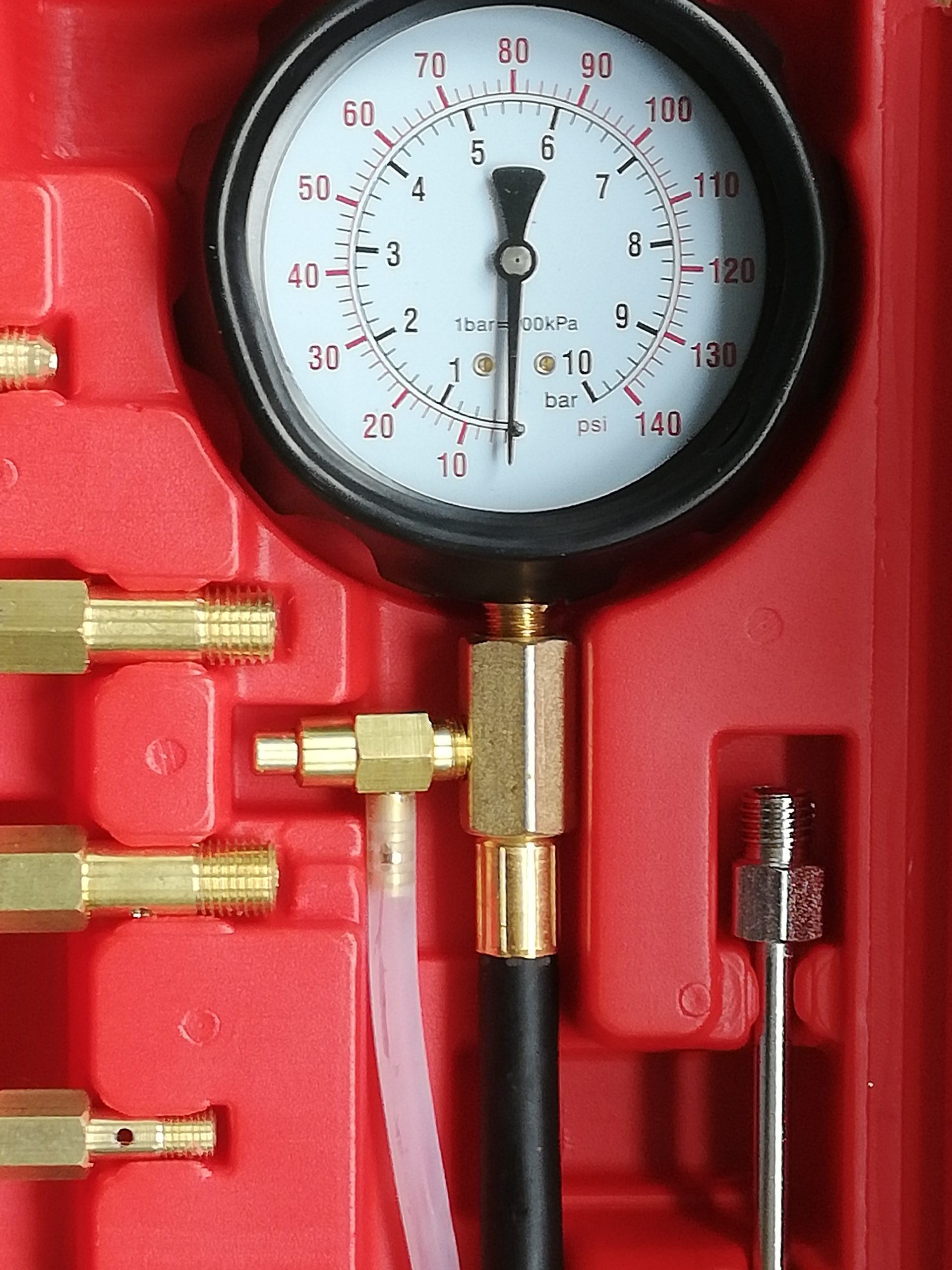 20 Diesel Benzin Manometer Tester Kraftstoffeinspritzpumpe Diagnose Werkzeug Set 