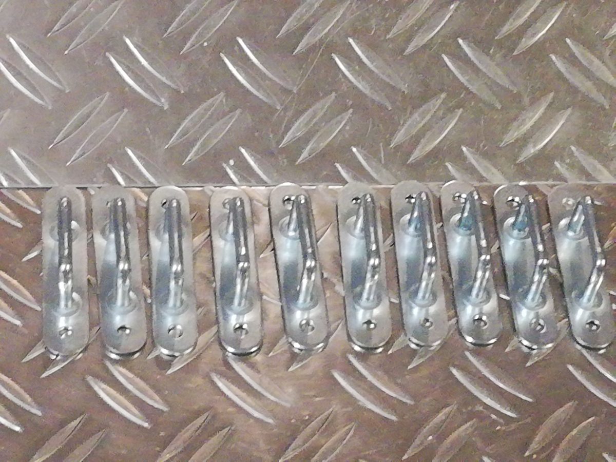 10 x Planenöse Rechteckig 36mm Planenverschluss Öse Plane | Zoll Lager