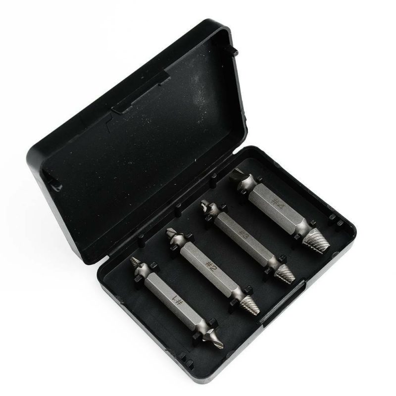 Gewindebohrer-Ausdreher Set 6-teilig - Für Gebrochene Schrauben & Gewindebohrer