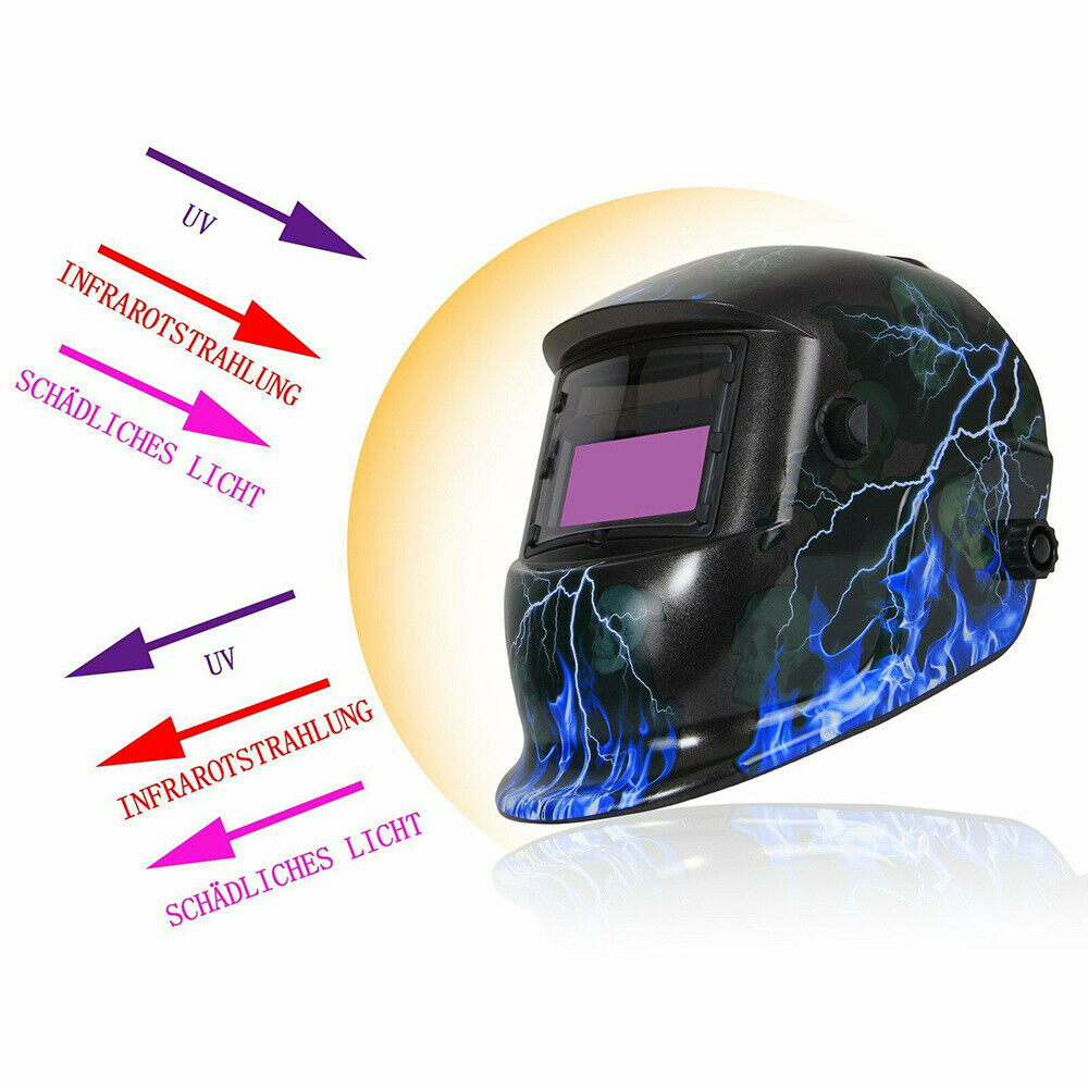 Automatik Solar Schweißhelm Schweißmaske Automatikschirm Helm Schweißen Schutz # 