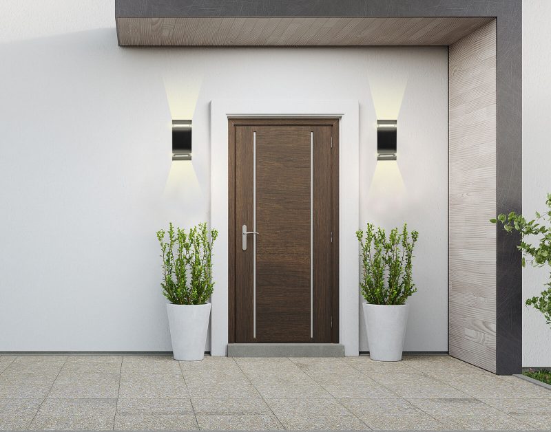 LED Wand-Lampe Wandleuchte Außen Strahler Doppelter Kopf | Zoll Lager