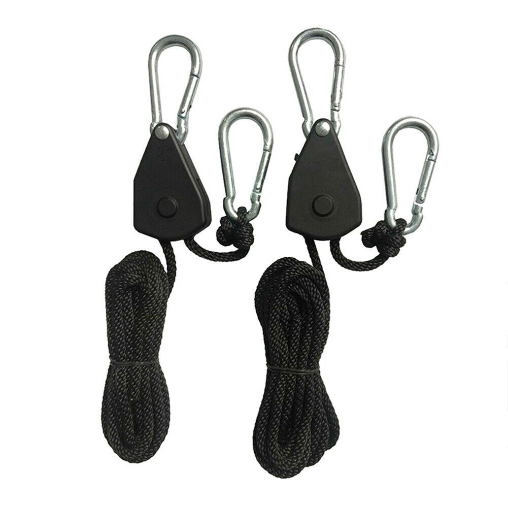 Fahrradlift Gebäck Flaschenzug mit Ratsche und Seil Set von 2 Stück 136 kg